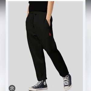 Polo by Ralph Lauren Men's Black Joggers with Red Logo size 2XL.